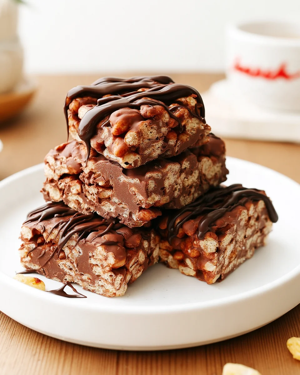 Double Chocolate Rice Krispie Treats